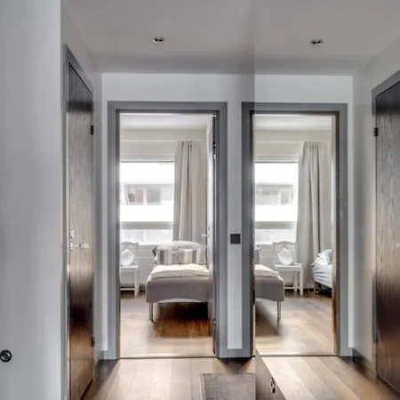 شقة Riverside 76m2 Kahden Makuuhuoneen Ja Kahden Wc Cityasunto *